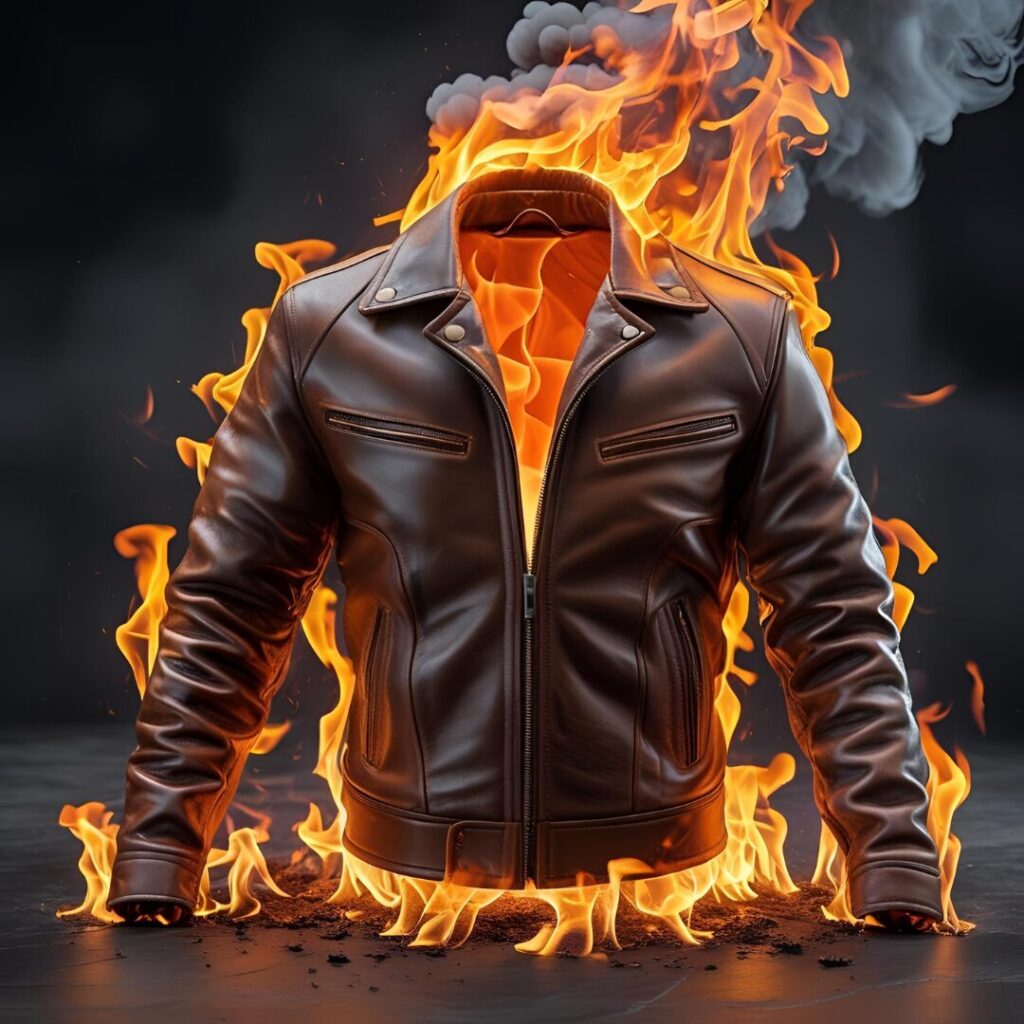 chaquetas de cuero abrigan