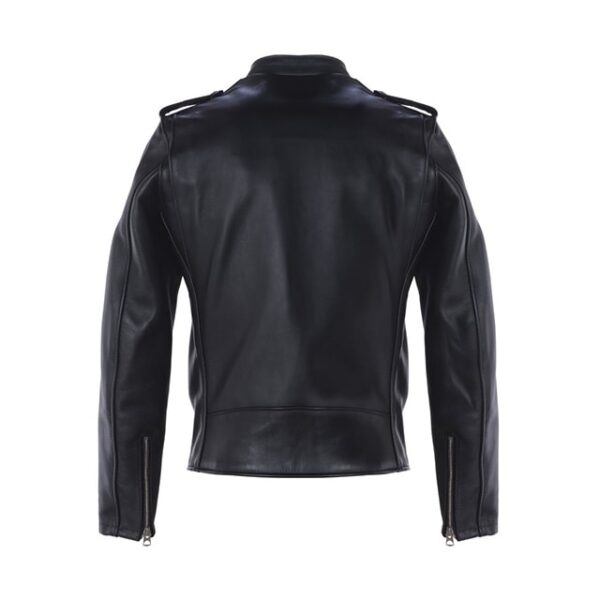 Giacca da motociclista in pelle asimmetrica Hybrid Cafe Racer