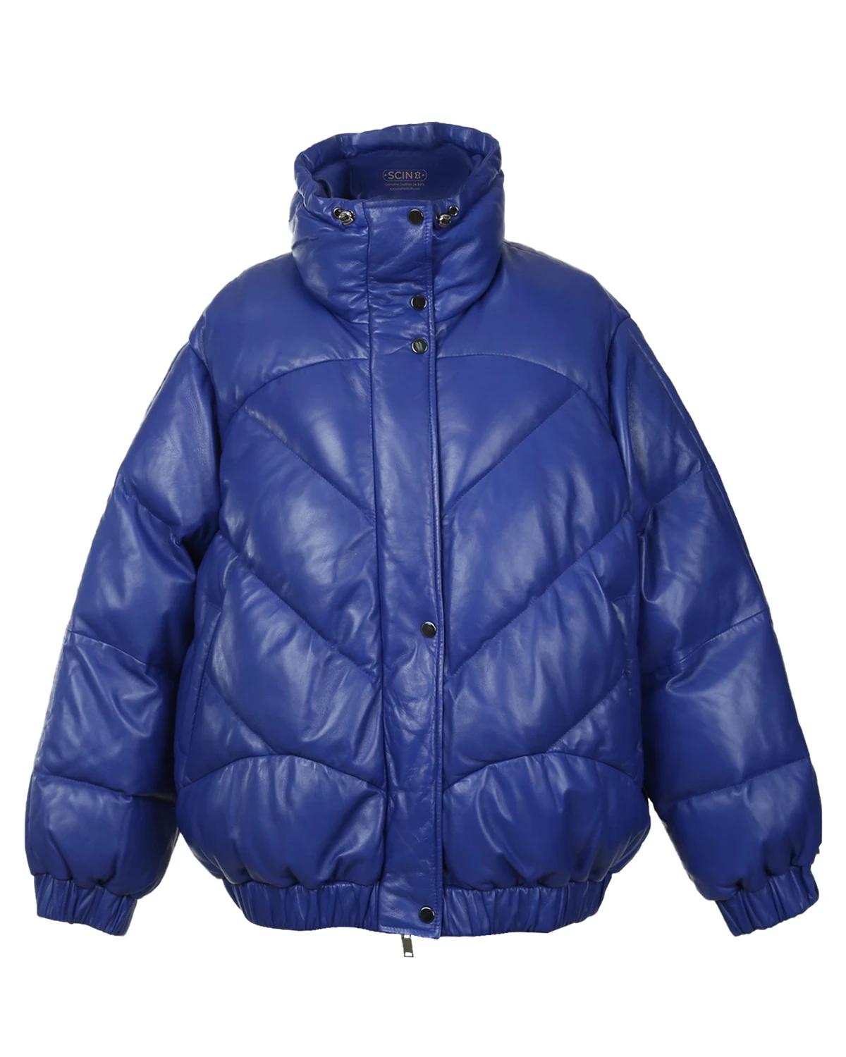 Giacca in pelle di pecora oversize Lisa da donna