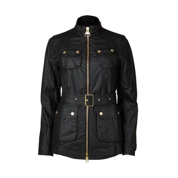 Cappotto invernale nero da donna