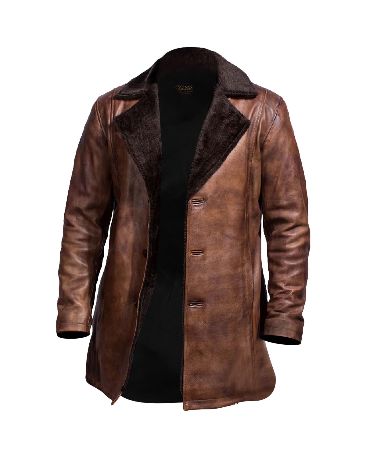 Cappotto in pelle Wade Fur