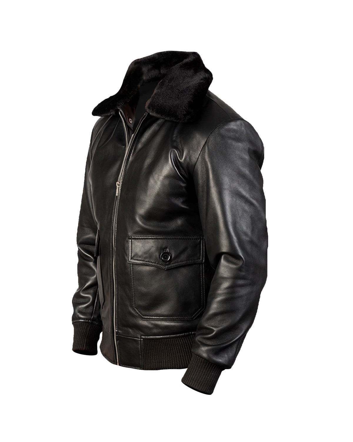 Giacca in pelle da uomo G-1 Bomber