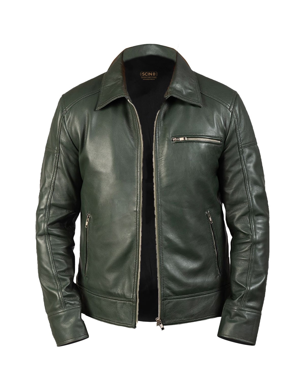 Giacca in pelle Morris Biker