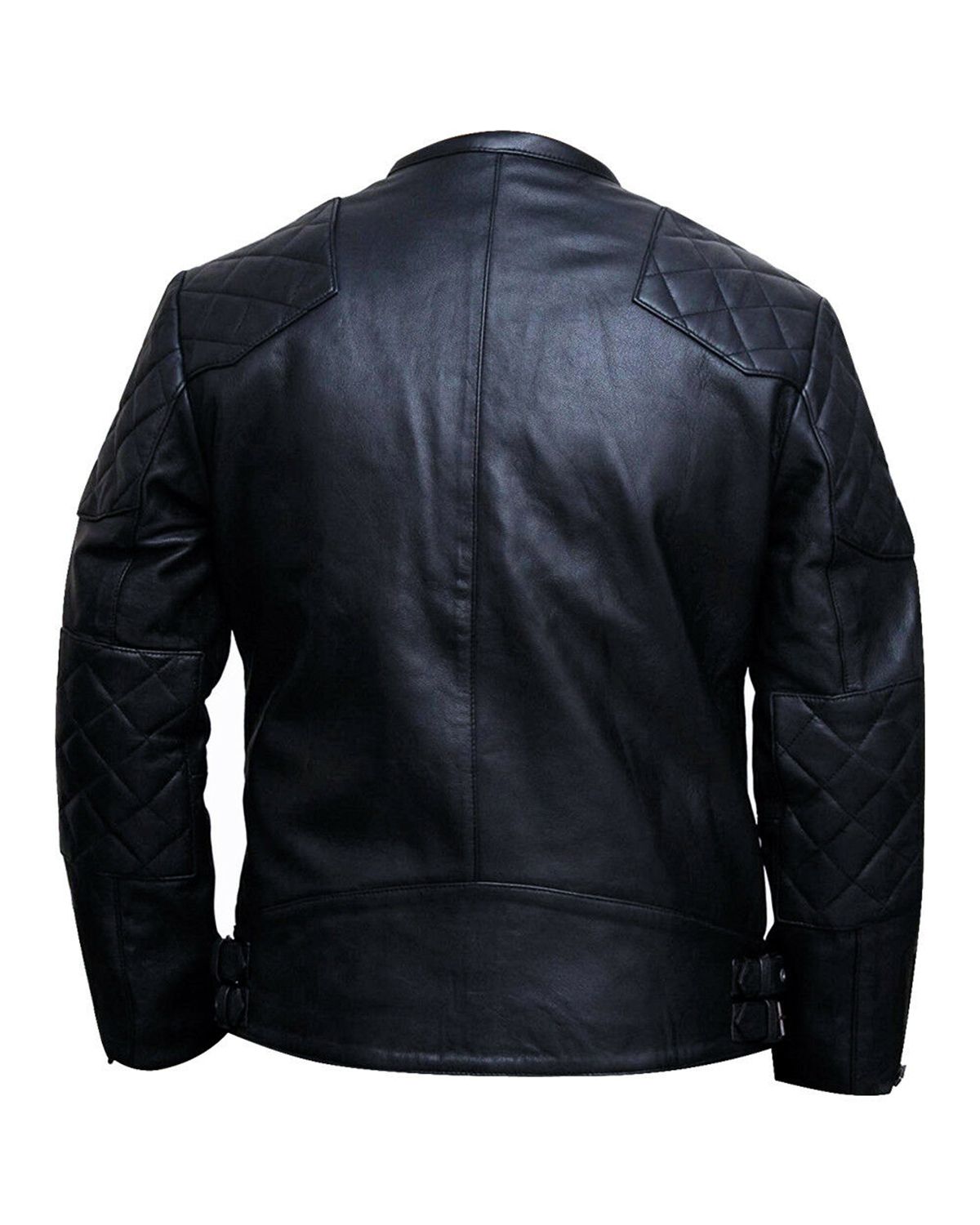Giacca in pelle da motociclista Jacob