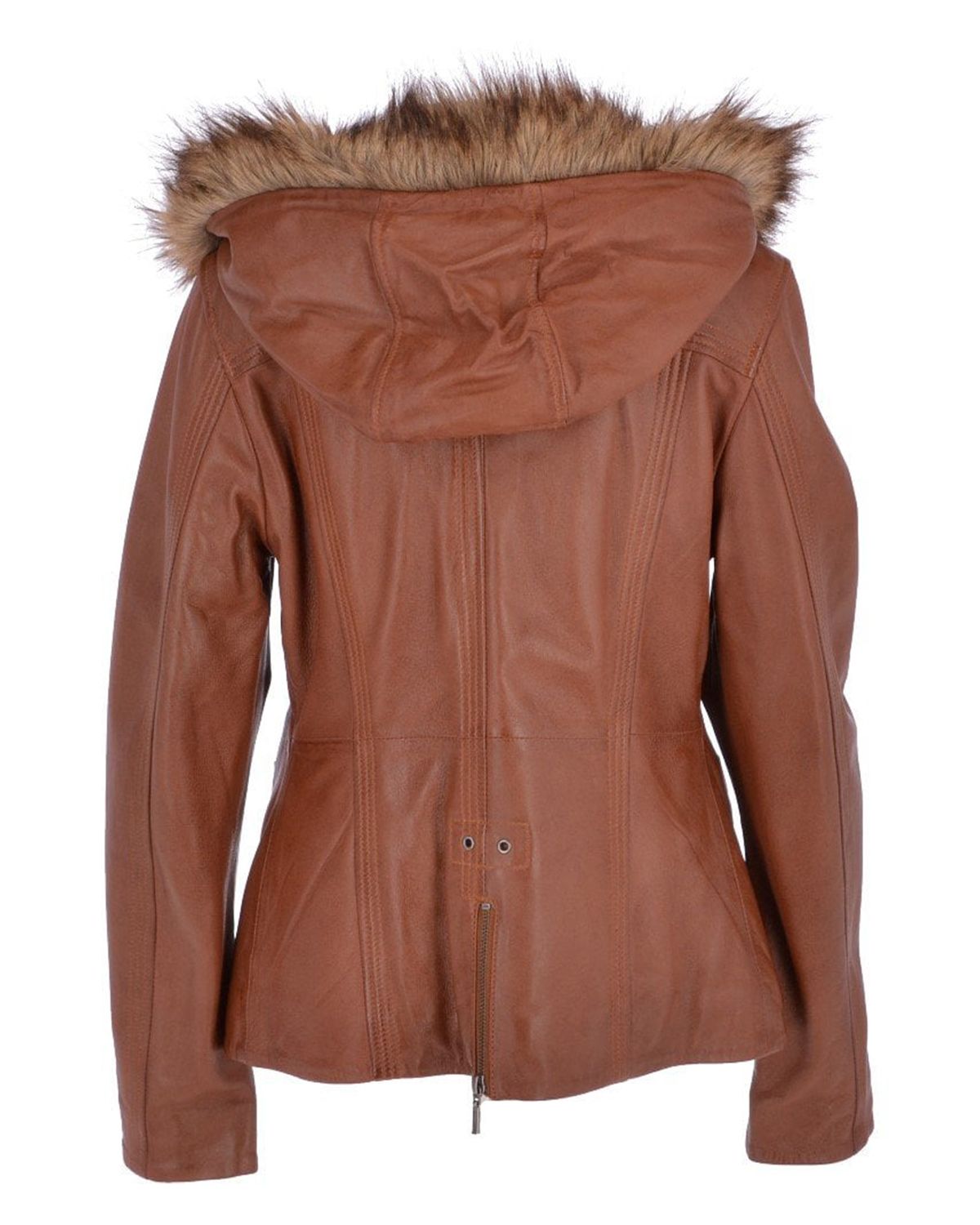 Giacca in pelle da motociclista Casey