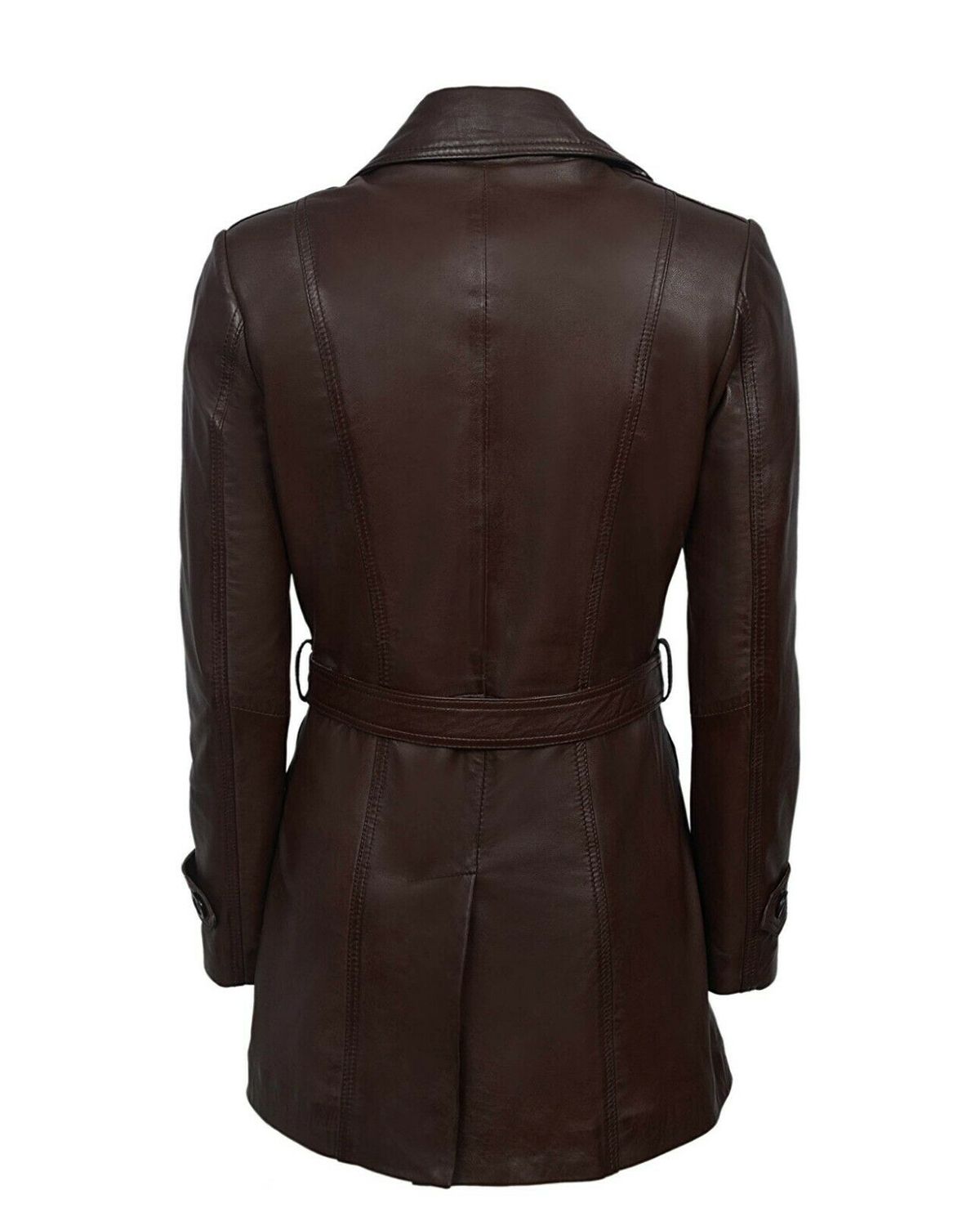 Cappotto in pelle Shelby Trench