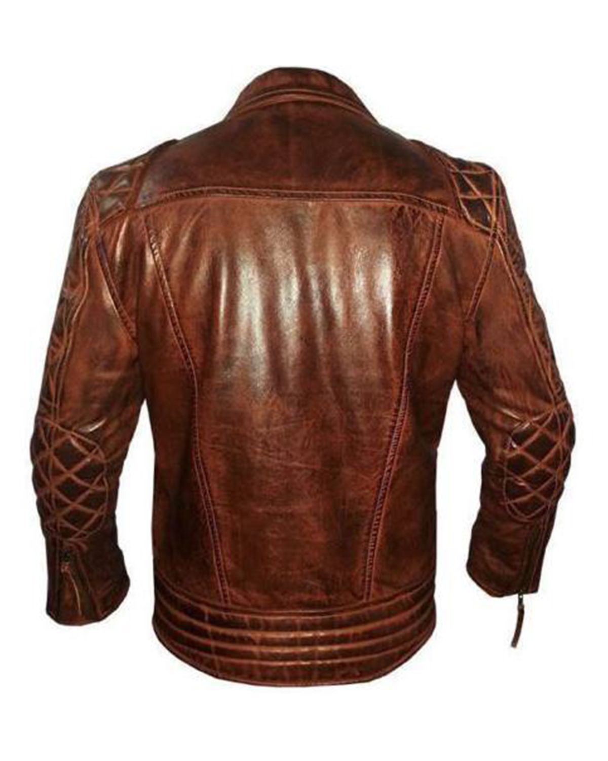 Giacca in pelle da motociclista Greta