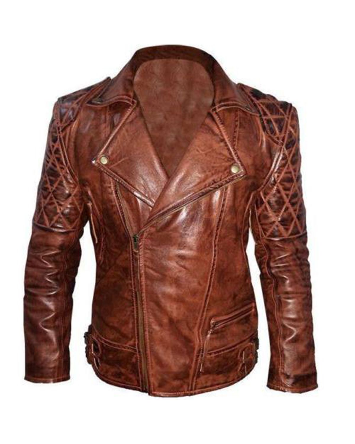 Giacca in pelle da motociclista Greta