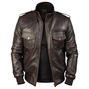 Giacca in pelle Frank Bomber