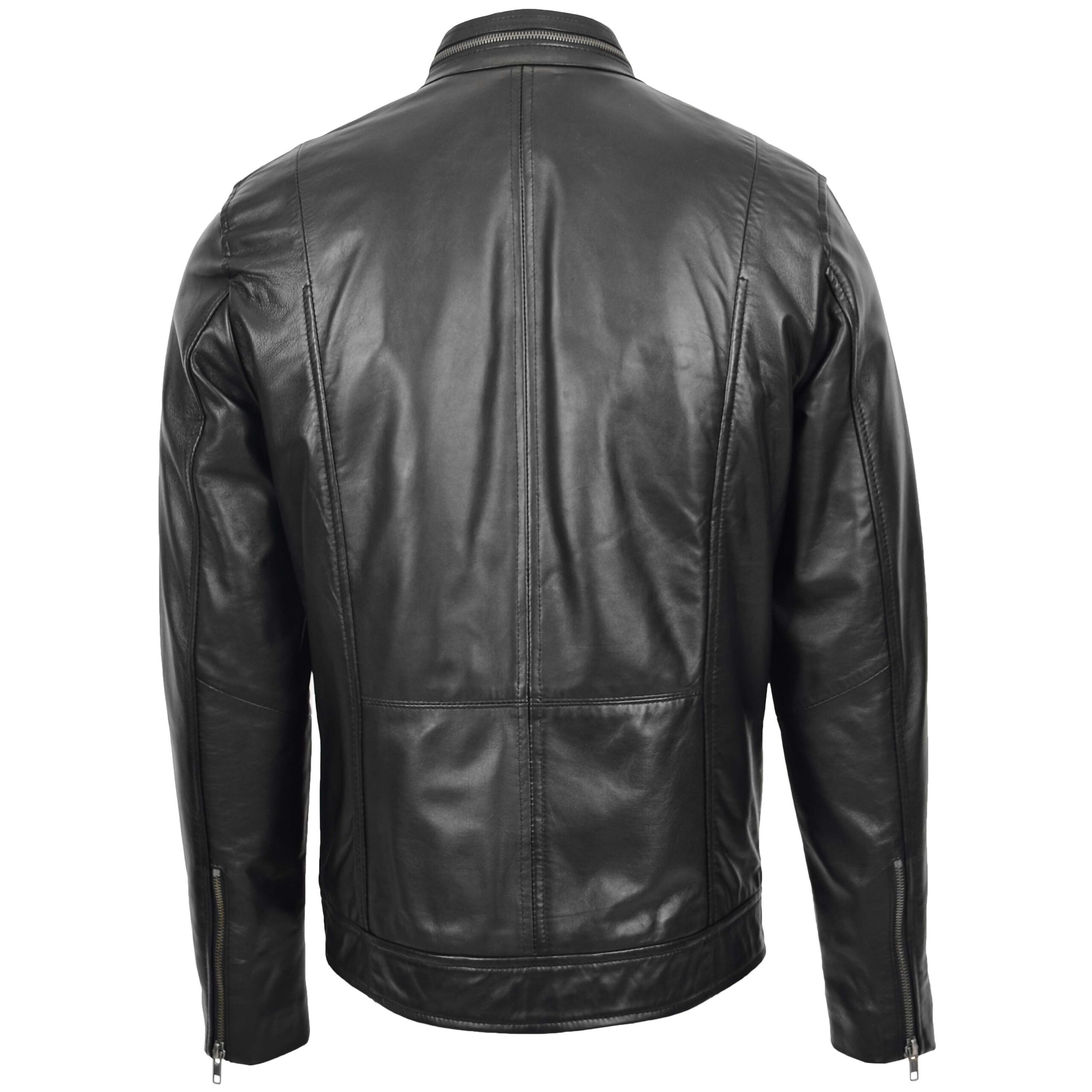 BUNERI Biker Casual Jaime Cuero Negro - Imagen 2