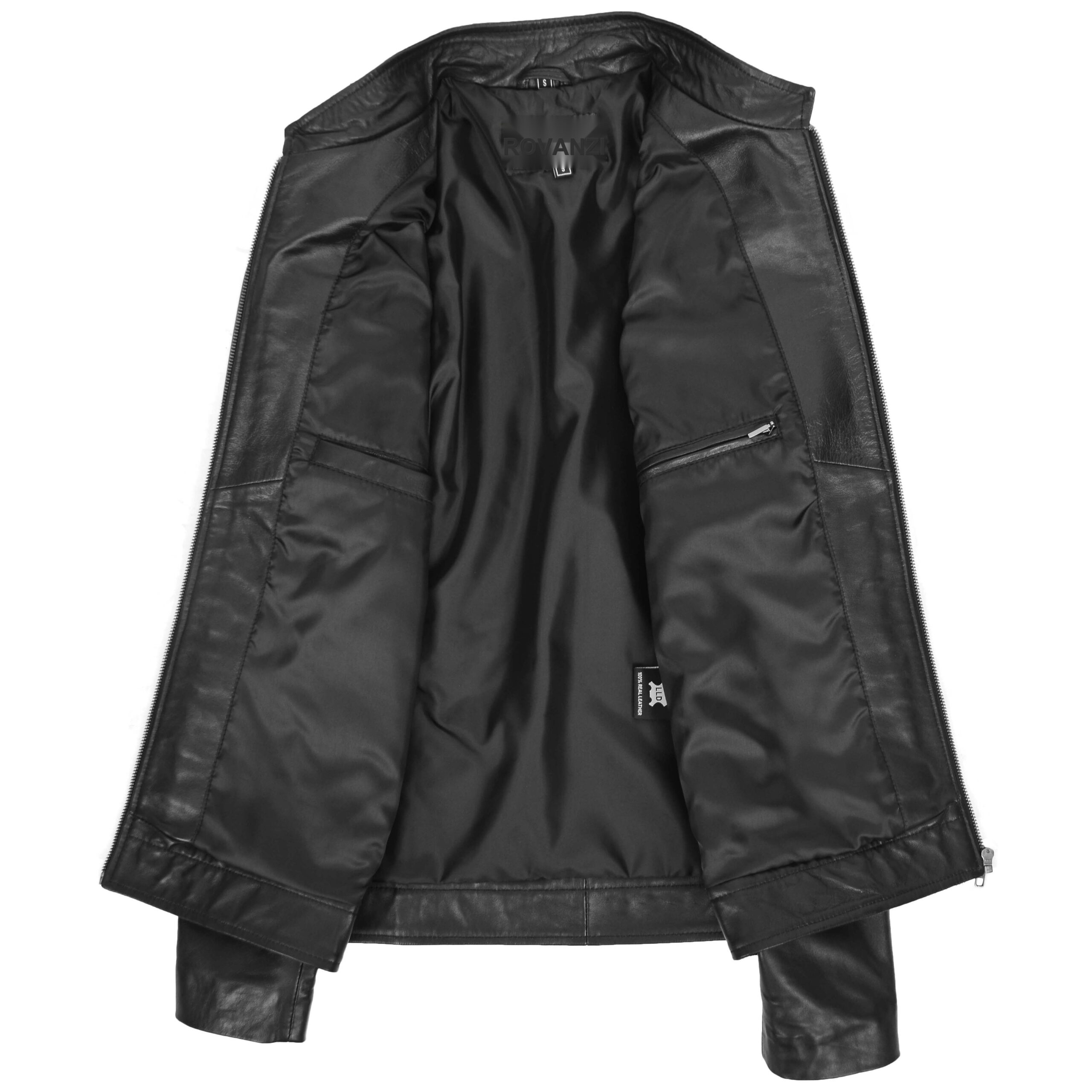 BUNERI Biker Casual Jaime Cuero Negro - Imagen 6