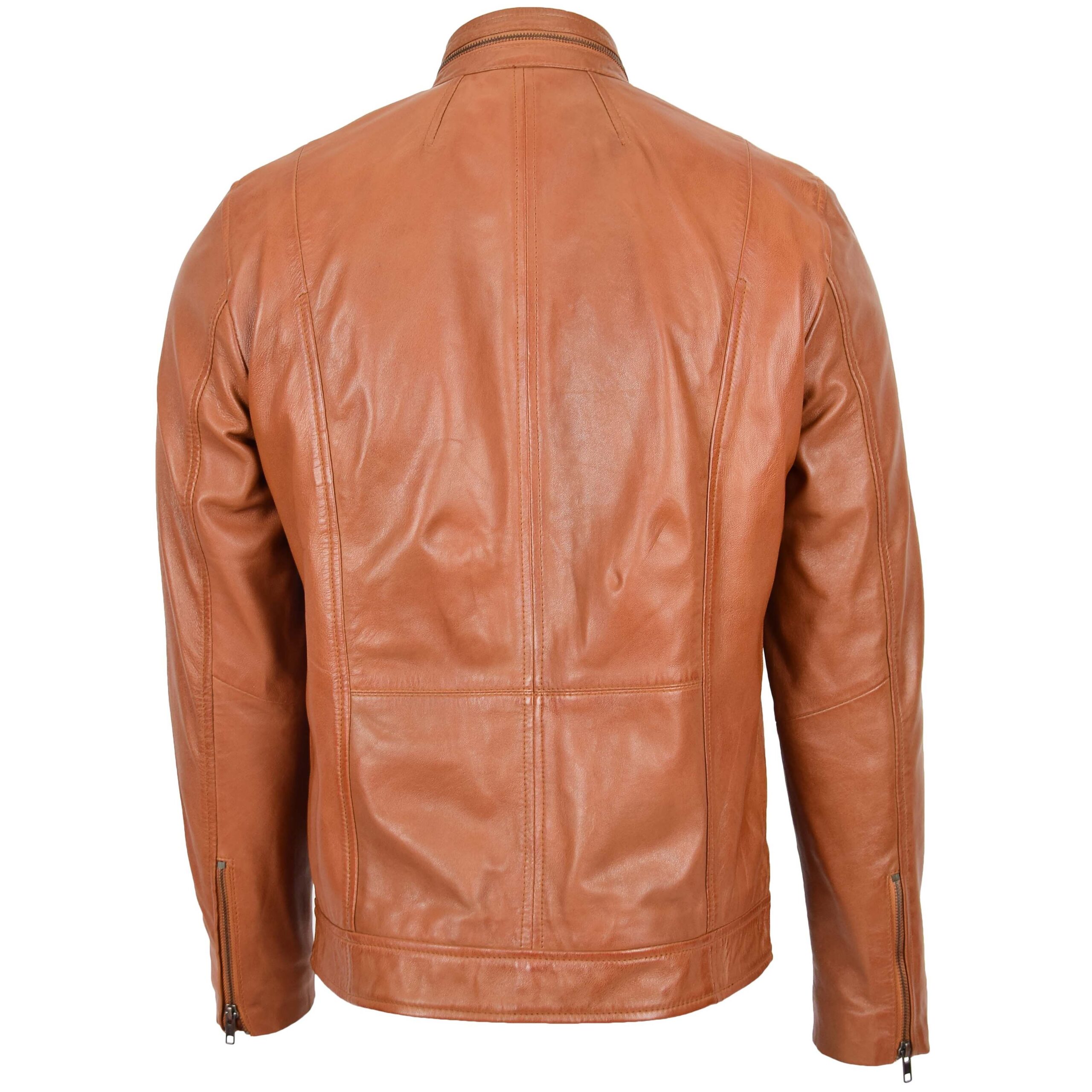BUNERI Biker Cuero Jaime Tan Casual - Imagen 2
