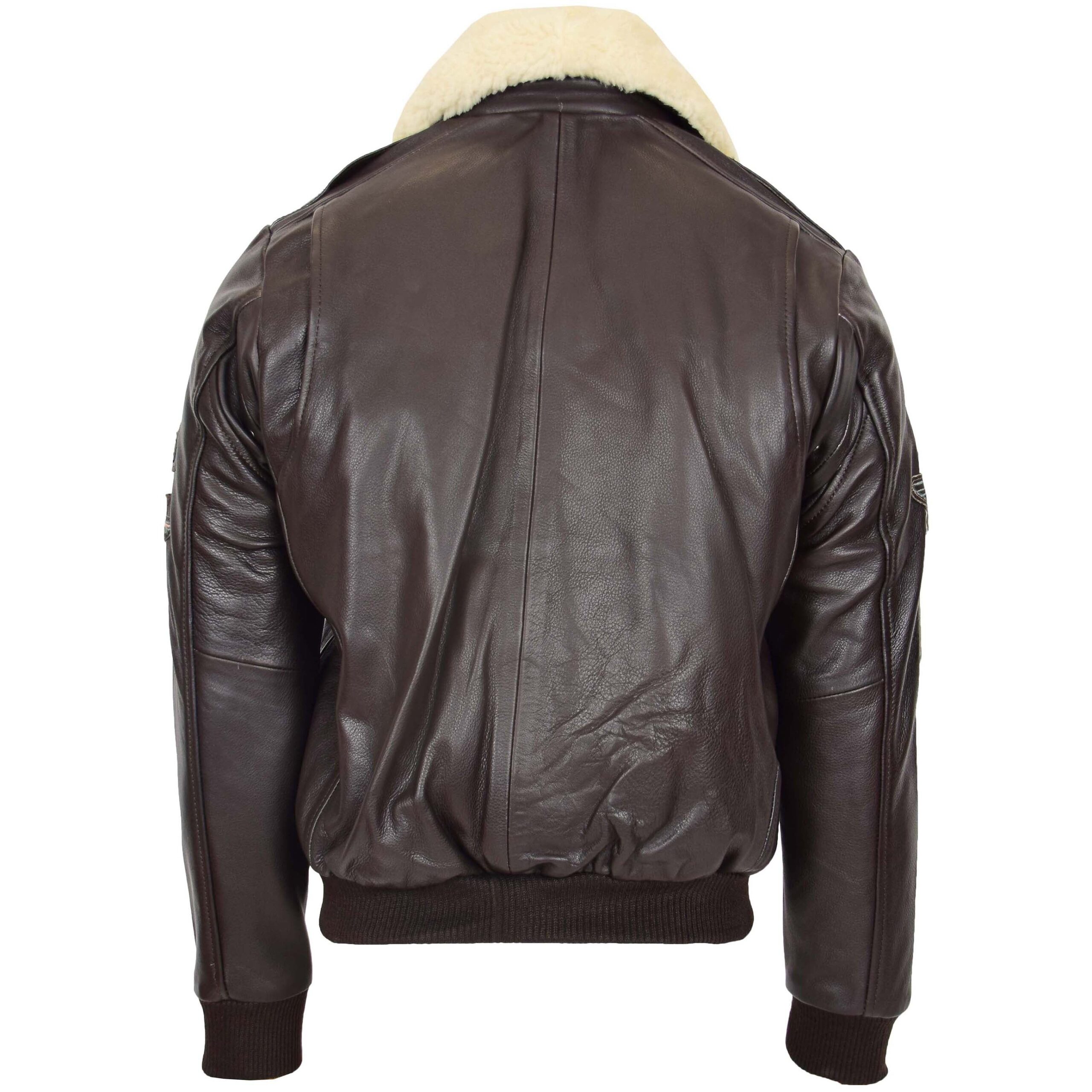 BUNERI Cuero Pilot-N Marrón con Cuello Desmontable - Imagen 2