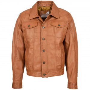 BUNERI Casual Cuero Terry Tan Lee Rider