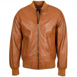 BUNERI Cuero Ryan Tan MA-1 Bomber