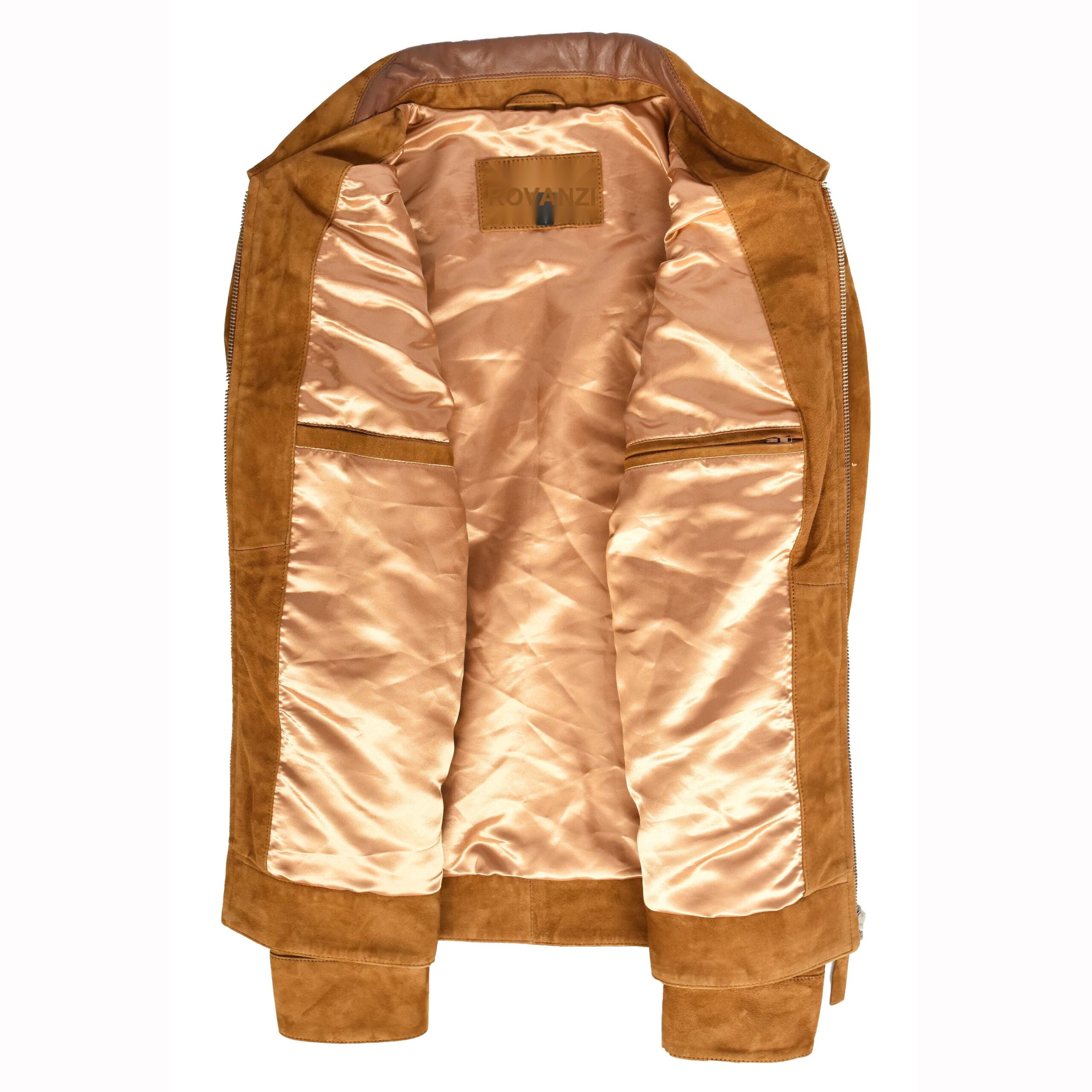 BUNERI Ante Cabra Larry Cognac Clásica Zip Box - Imagen 6