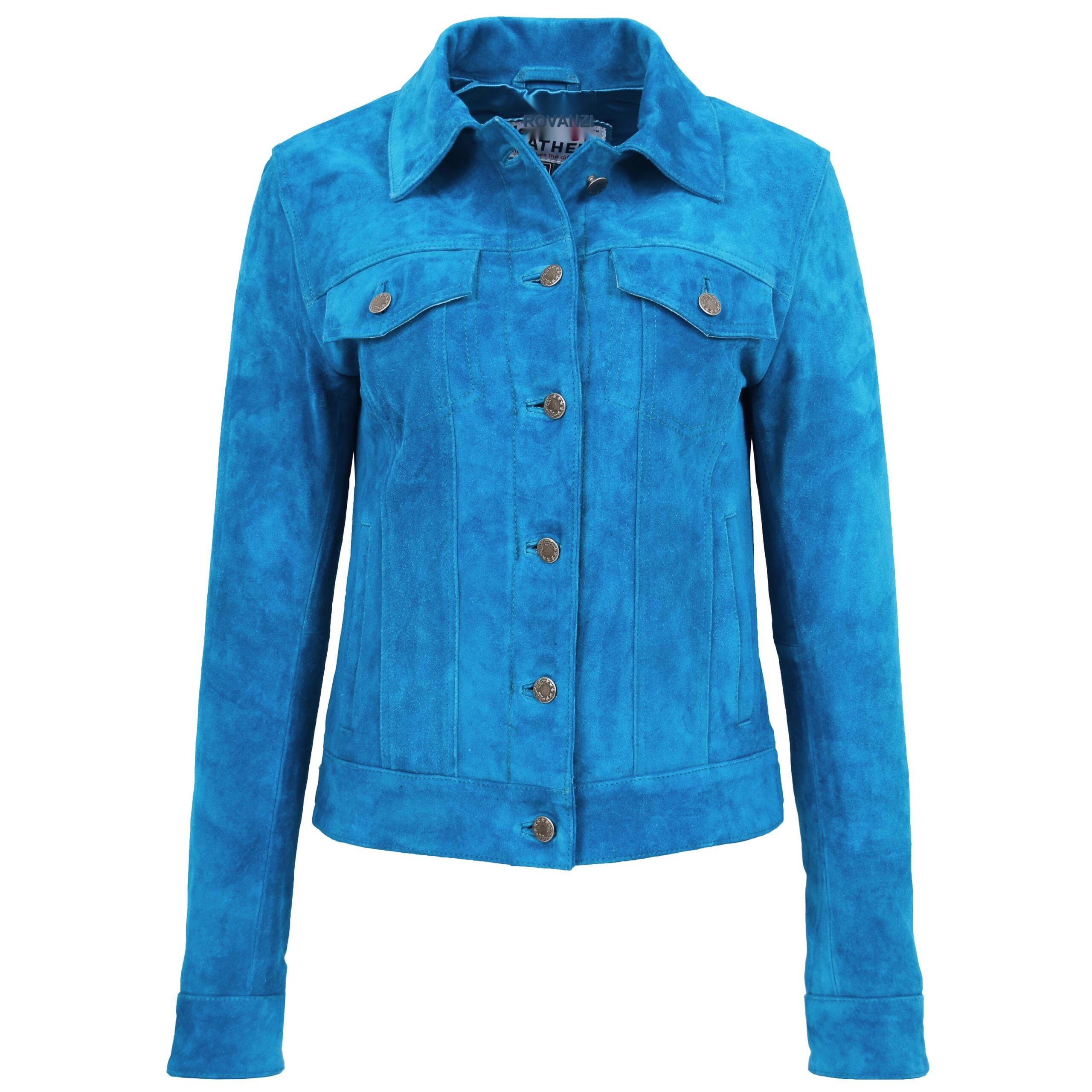 BUNERI de Ante Alma Azul Azulejo Estilo Trucker - Imagen 3